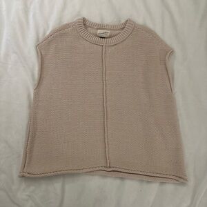 Pink Universal Thread Sweater Vest Chunky Knit